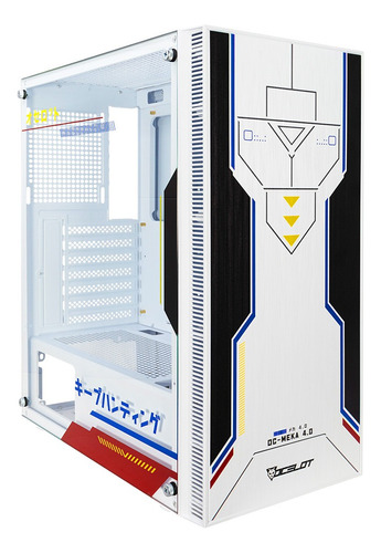 Ocelot Gaming - Gabinete Oc-meka 4.0 E-atx 3 Vent Argb Anime