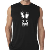 Remera Bad Bunny Musculosa 100% Algodón Calidad Premium