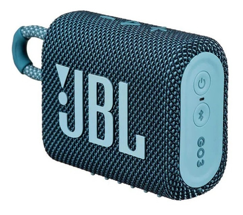 Bocina Jbl Go 3 Portátil Con Bluetooth Waterproof Azul