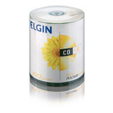 Cdr Elgin Tubo Com 100 Unidades 52x 700mb 80min Cd-r 82040