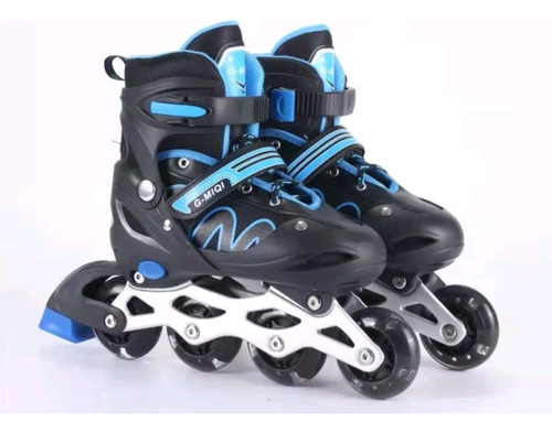 Patins Roller In Line 4 Rodas Motion Led Tamanho Ajustável