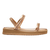 Sandália Feminina Dakota Anabela Flatform Brilho Y6963 