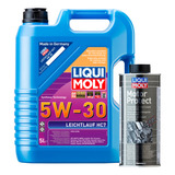 Set 2 Pzas Leichtlauf Hc7 5w30 Motor Protect Liqui Moly