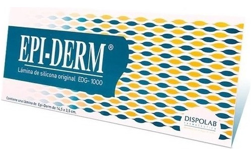 Epi-derm  Lamina De Silicona Edg-1000  14,5 X 3,5 Cms