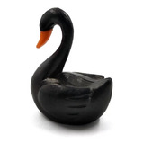 3 Pcs Miniatura Cisne Negro Decorativo Terrário 241201