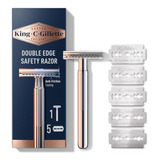 King C. Gillette Safety Razor With Chrome Plated Handle 