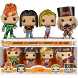 Funko Pop! Dragon Ball Z Android 16, 17, 18 & Dr Gero Pack 4