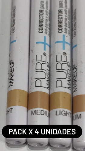 Lápiz Corrector Pure Makeup X 4 Unidd Maybelline 