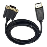 Cabo Displayport Macho Para Ligar O Pc No Monitor Led Lcd