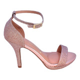 Sandalias Vizzano Mujer Glitter Fiesta Taco 9cm 6210.655 P 