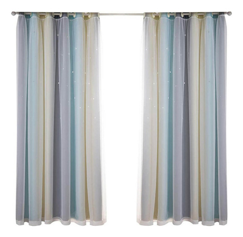 Cortinas Blackout Economicas For Niños Recamara 132x160 Cm