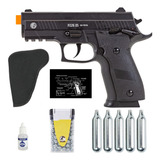 Pistola Co2 P226x-5 Fullmetal Gbb +kit 5c+coldre+óleo+gp