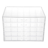 Caja Organizadora De 120 Cuadrículas Para Decoración De Uñas