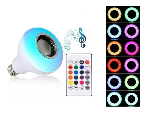 Bombillos De Colores Bombillo Bluetooth Bombilla Inteligente