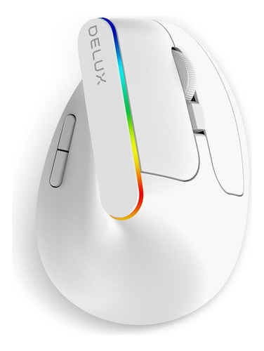 Mouse Inalámbrico Delux M618c Ergonómico Vertical 6 Botones