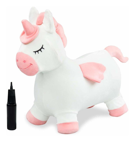 Everich Toy Unicornio Animoso Caballo De Peluche Rebotando A