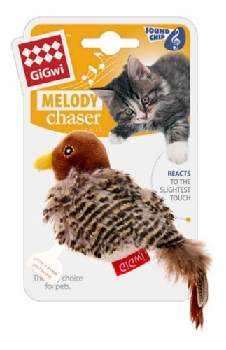 Pajaro Para Gatos Melody Chaser Con Sonido Realista - Gigwi