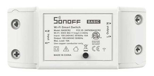 4 Piezas Sonoff Basic Switch Inteligente Wifi Domótica
