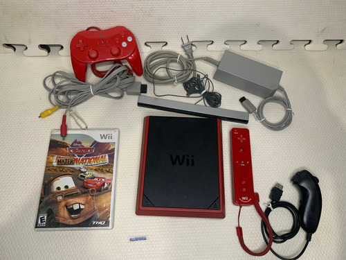 Console Nintendo Wii Mini Vermelho Funcionando