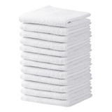Towel And Linen Mart Toallas De Salón Blancas, Paquete De 12