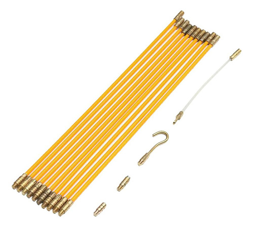 10pc Fio De Passagem De Fibra De Fio 4mm Suporte Elétrico