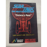 Manual Star Trek Super Nintendo Snes Original