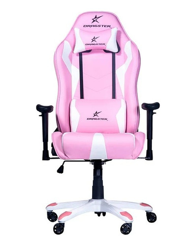 Silla Gamer Dragster Gt 500 Pink Edition Ajustable Rosada