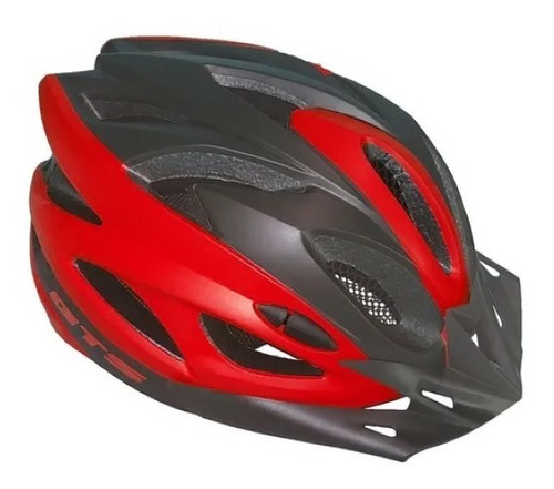 Capacete Ciclismo Bike C/sinalizador Led Gts In-mold Fosco