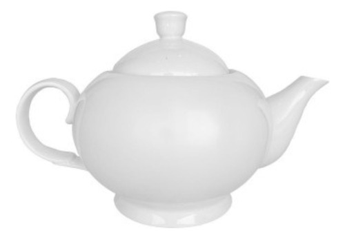 Tetera Clásica Redonda Porcelana Elegante