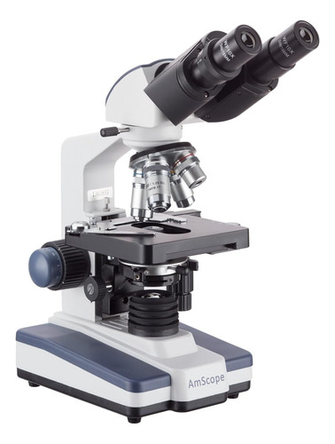 Amscope Microscopio Compuesto Binocular De Laboratorio Led +
