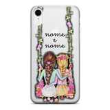 Capinha De Celular Amigas No Balanço Com Nome