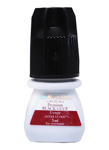 Cola Alongamento Cílios Premium Black Glue Super Ultra 3ml