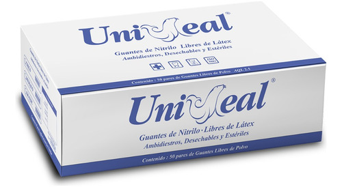 Guante De Nitrilo Estéril Uniseal