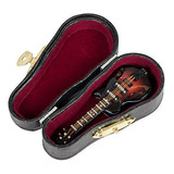 Caja Sólida De Guitarra E Miniatura Guitarra Eléctrica Con E