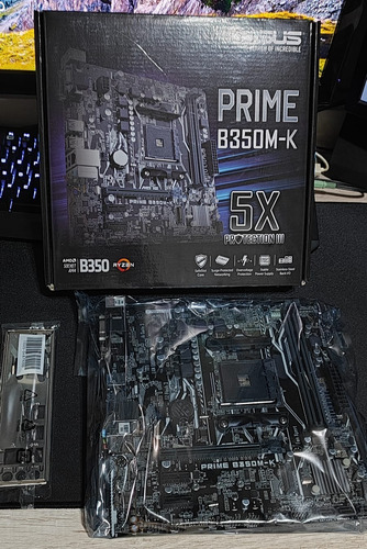 Placa Mãe Asus Prime B350m-k Amd Am4 Ryzen Ddr4 B350