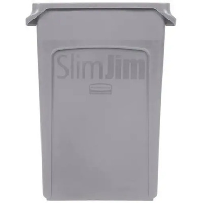 Contenedor Slim Jim 87 Litros Gris Rubbermaid