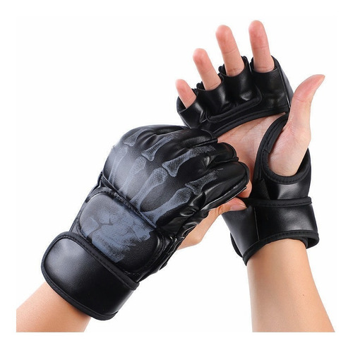 Mma/ufc Guantes De Entrenamiento De Boxeo De Cuero