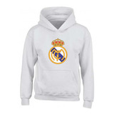 Buzo Real Madrid Futbol Con Capota Hoodies Buso Saco