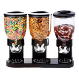 Dispensador Triple Cereal Granos Dulces Frutos Secos