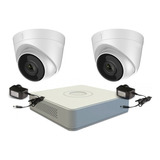 Camara Seguridad Kit Ip Hikvision Nvr 4 Canales + 2 Domo 2mp
