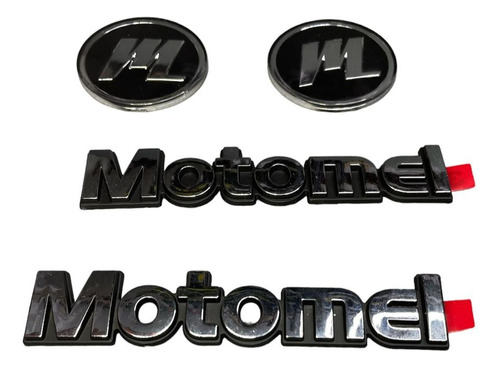 Insignia Emblema Motomel 3d Corporeas 4 Piezas Parana Moto