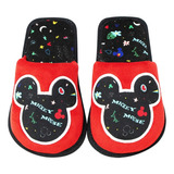 Pantuflas Para Niño Disney Mickey Mouse Color Rojo