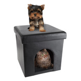 Cat House - Otomana Plegable Multiusos Para Perros O Gatos .