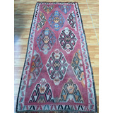 Tapete Kilim Antiguo 100 Años 110x240cm.