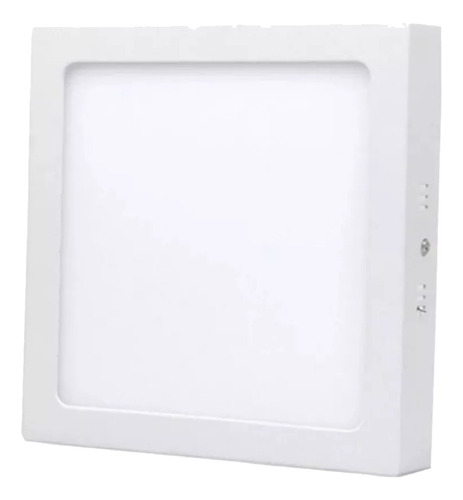 Pack 4 Foco Panel Plafón Led 18w Sobrepuesto Cuadrado 