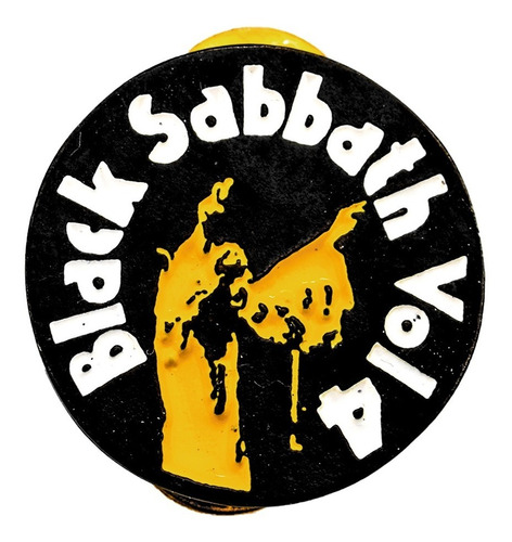 Pin Black Sabbath Prendedor Metalico Rock Activity 