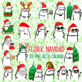 Plantillas Sublimación Personajes Png Flork Navidad