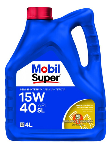 Aceite Semisintetico Mobil 2000 X1 15w40 X 4 Litros