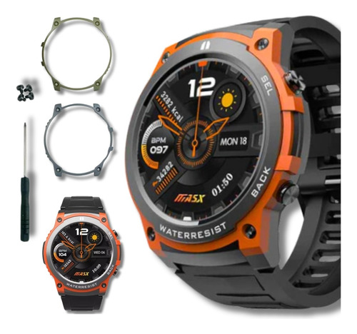 Masx Smartwatch Relógio 5atm D'água Esportivo 1.43 Amoled