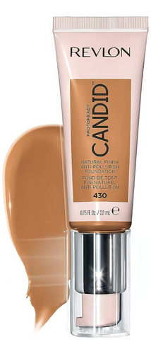 Base De Maquillaje De Miel Natural Candid De Revlon Photoready, Color Beige 430